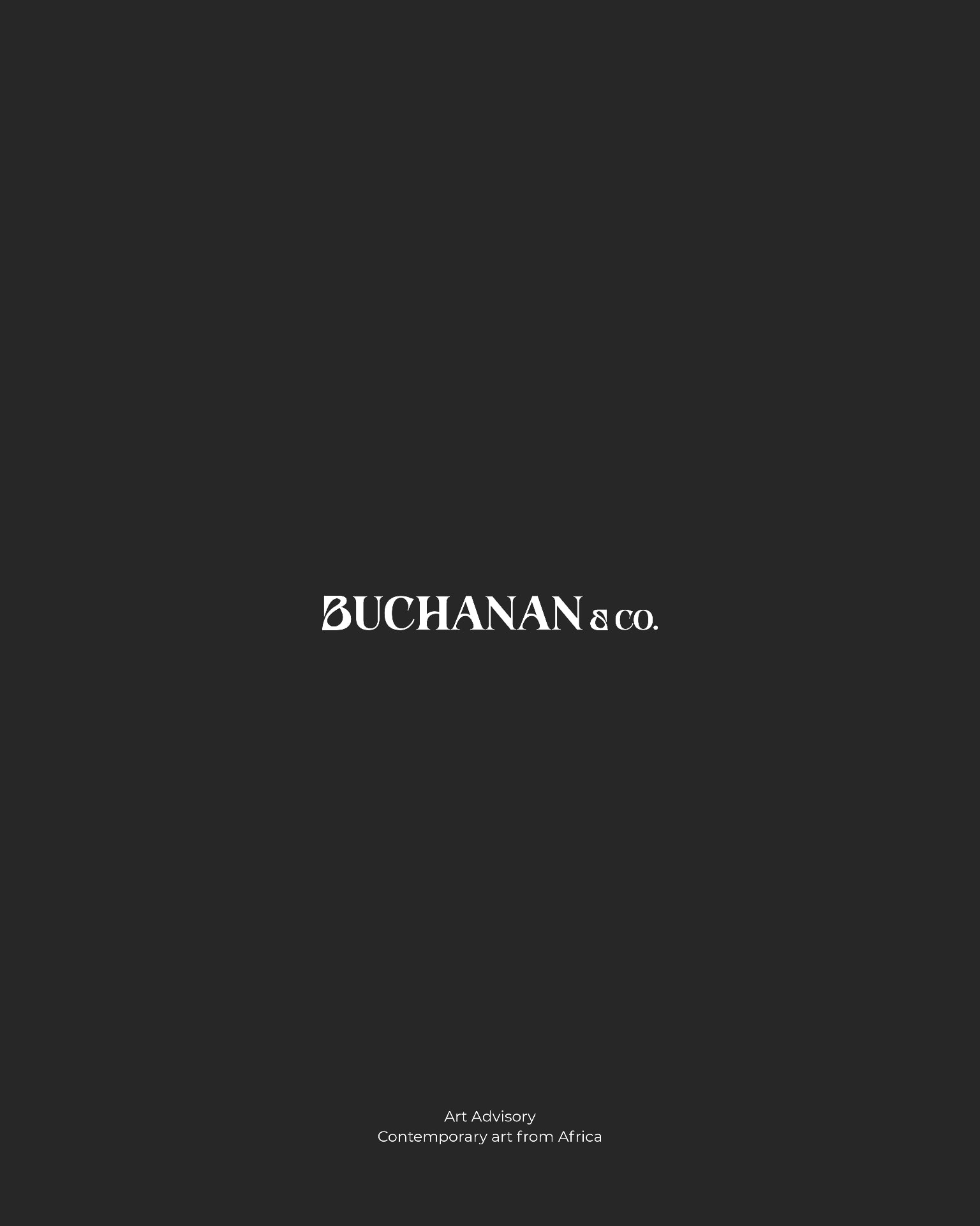 Buchanan & Co. wordmark lockup